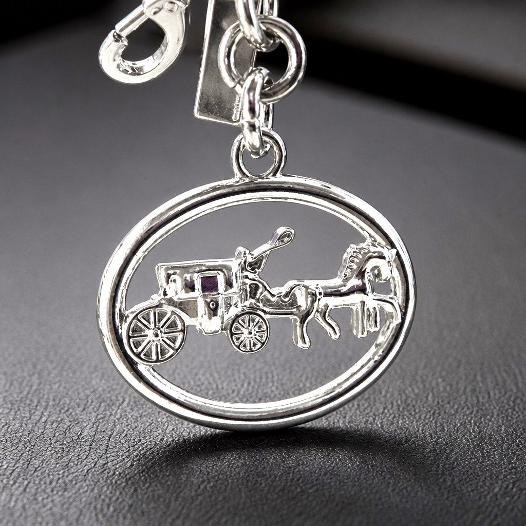 Horse and Carriage Key Chain