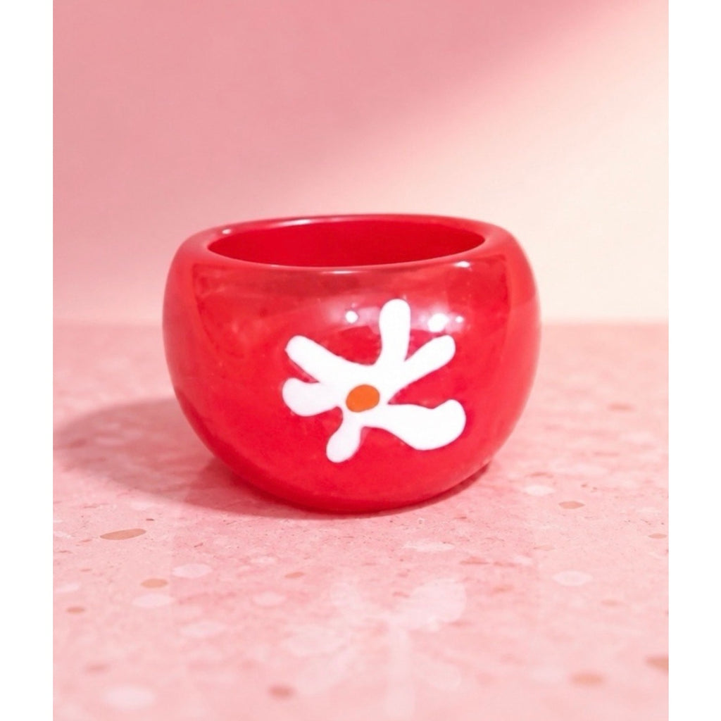 The Poppy Daisy Dome Ring