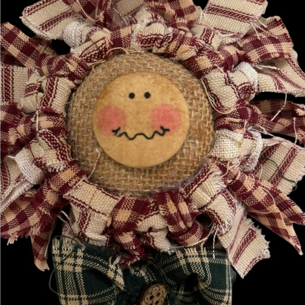 Handcrafted Rag Doll Sunflower Farmhouse Rustic Country Decor