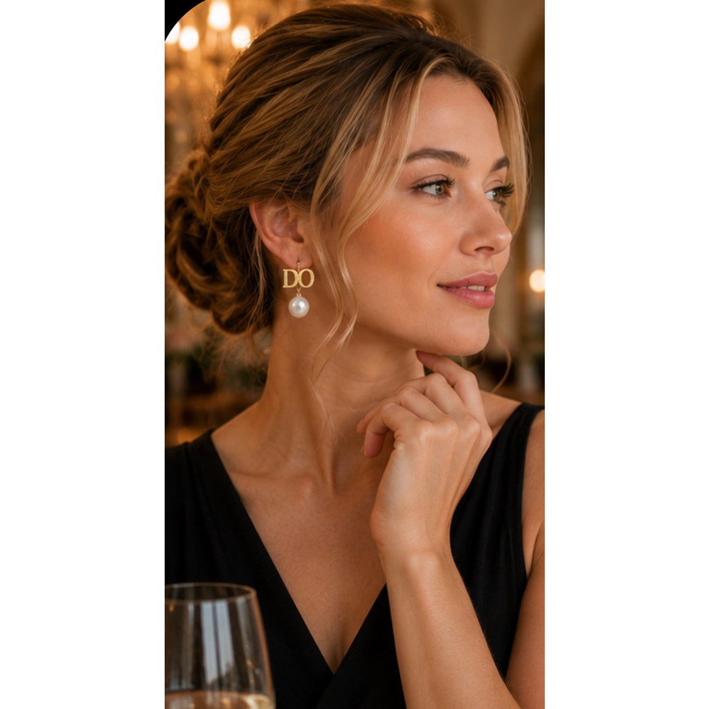 Dainty Pearl Drop Earrings