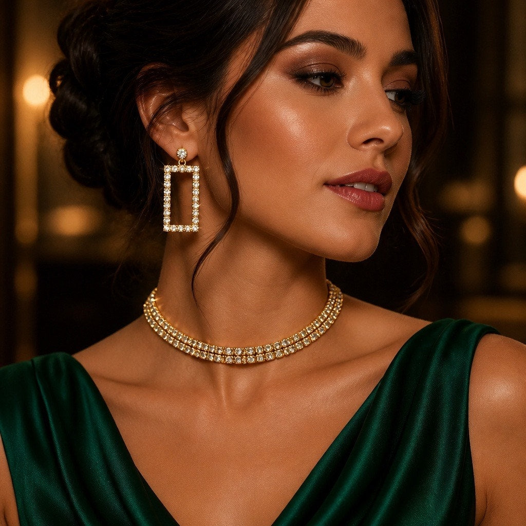 ✨ VINTAGE MID-CENTURY GLAMOUR: 3-Piece Trio Jewelry Set ✨
