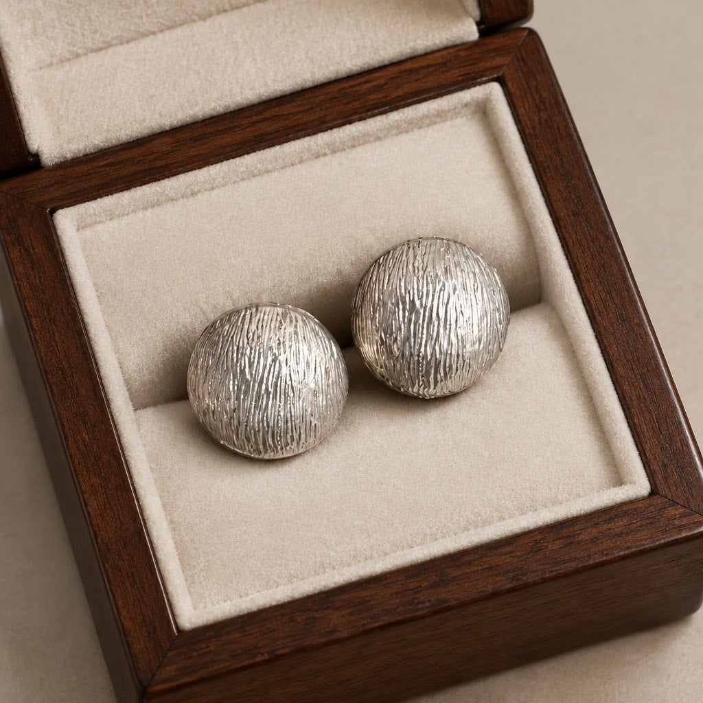 1970s Monet Round Studs