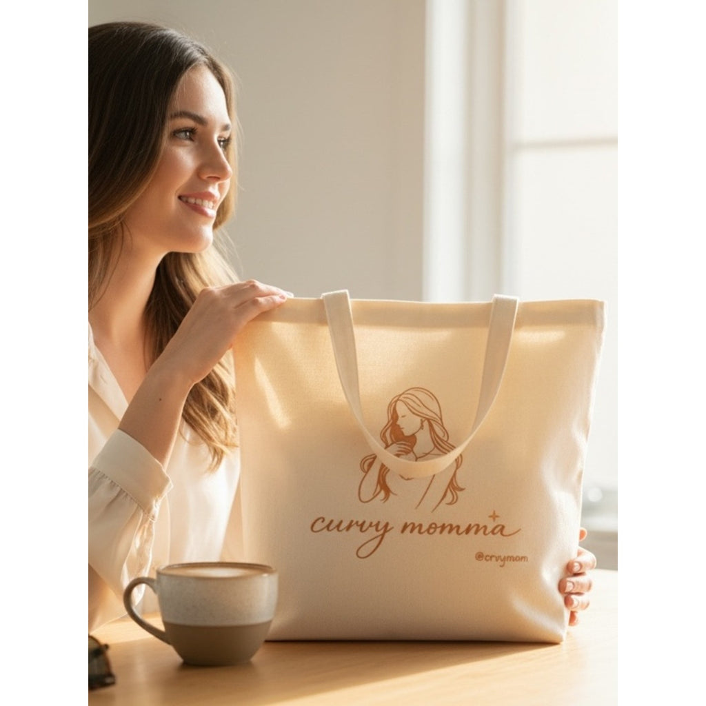 ✨ HANDCRAFTED ONE OF A KIND Carry Confidence. Carry Style. ✨Meet the Curvy Momma Tote 🤎