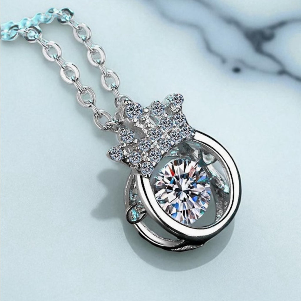 925 Silver 1k Moissanite Necklace