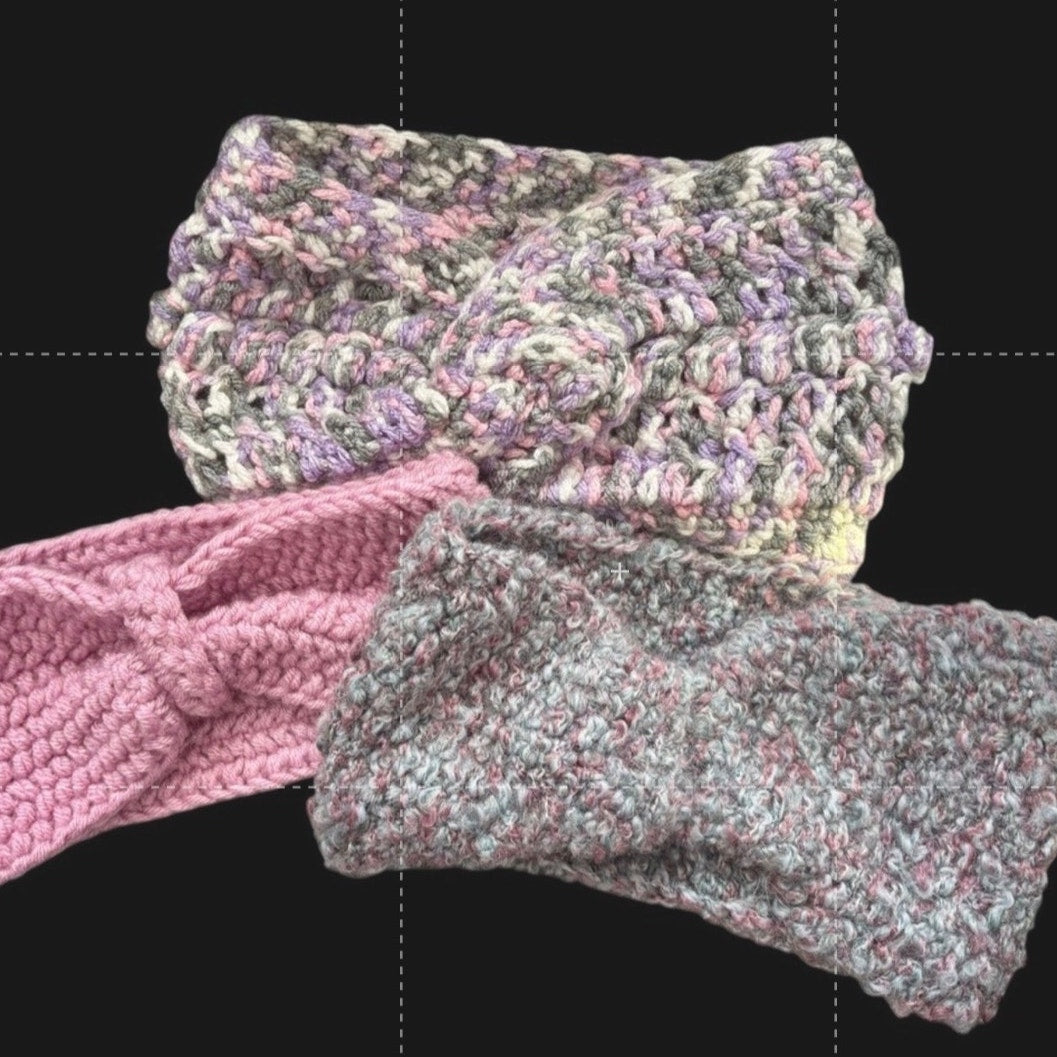 Cozy Winter Crotcheted Headband