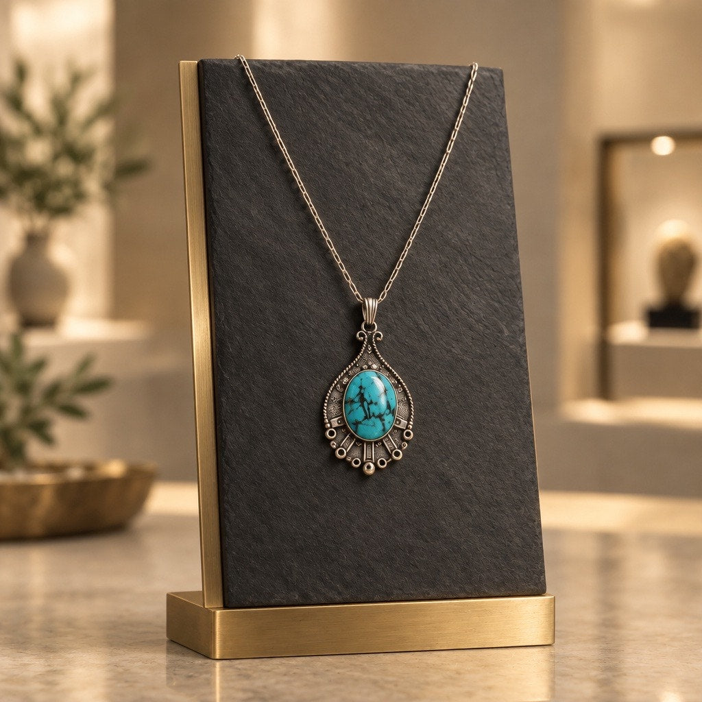 Turquoise Pendant Necklace