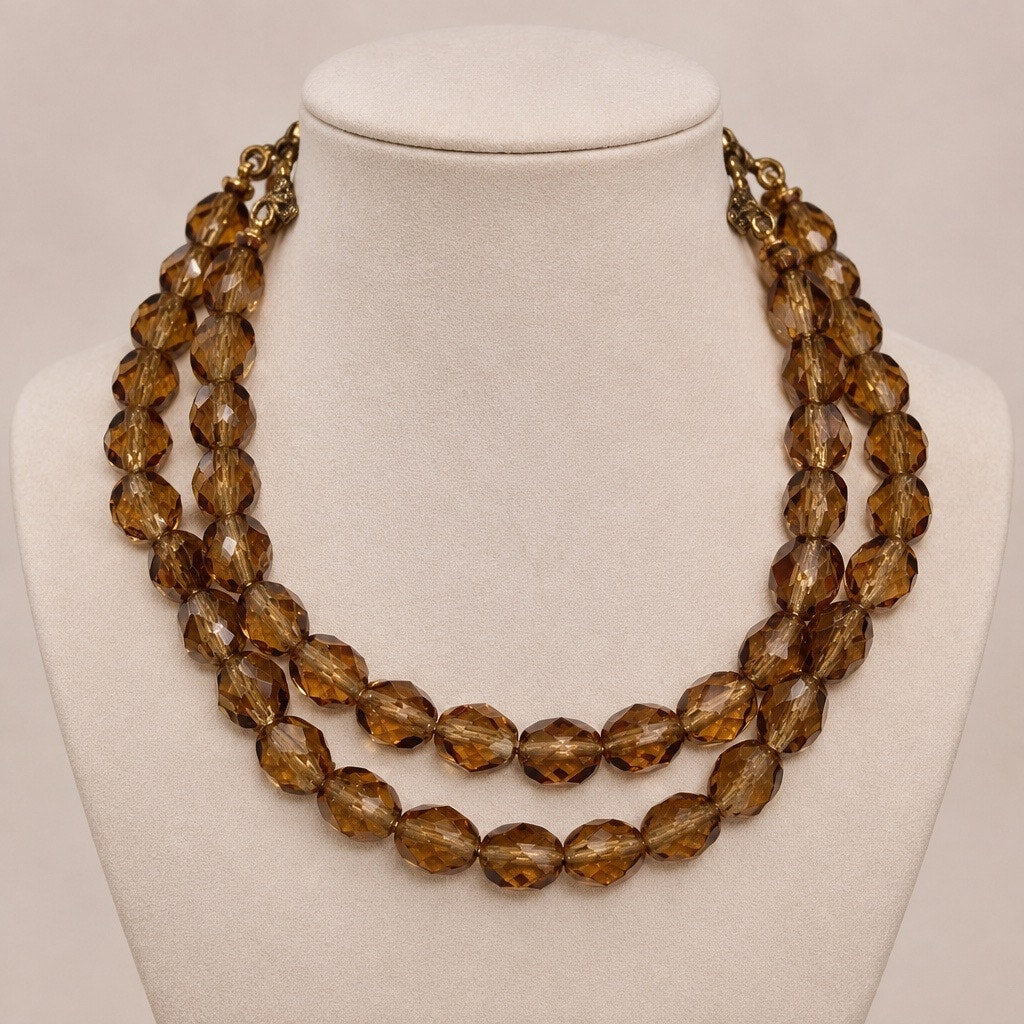 Vintage Faceted Lucite bracelet
