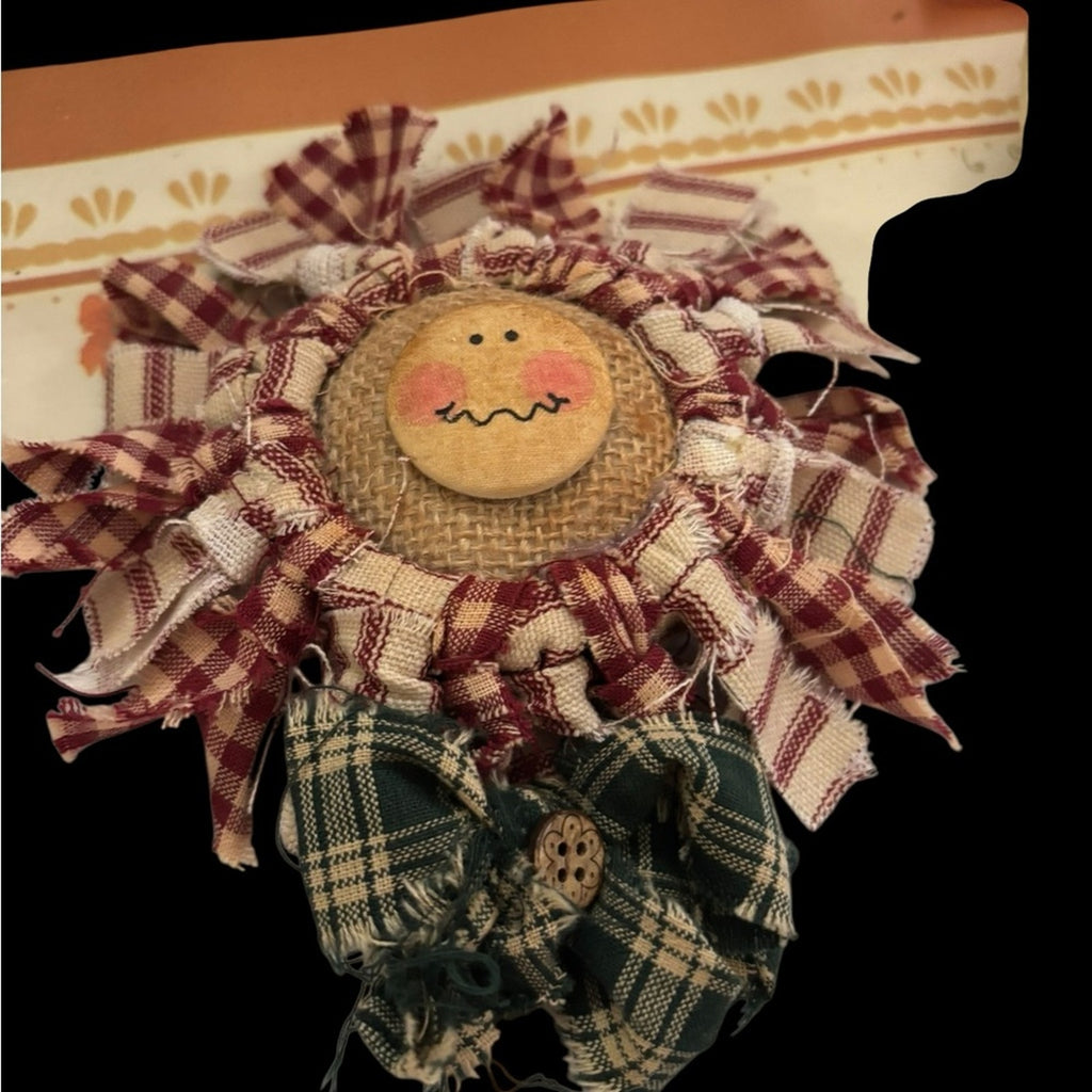 Handcrafted Rag Doll Sunflower Farmhouse Rustic Country Decor