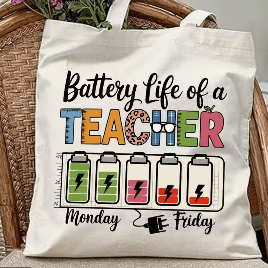 Battery Life of a Teacher Tote