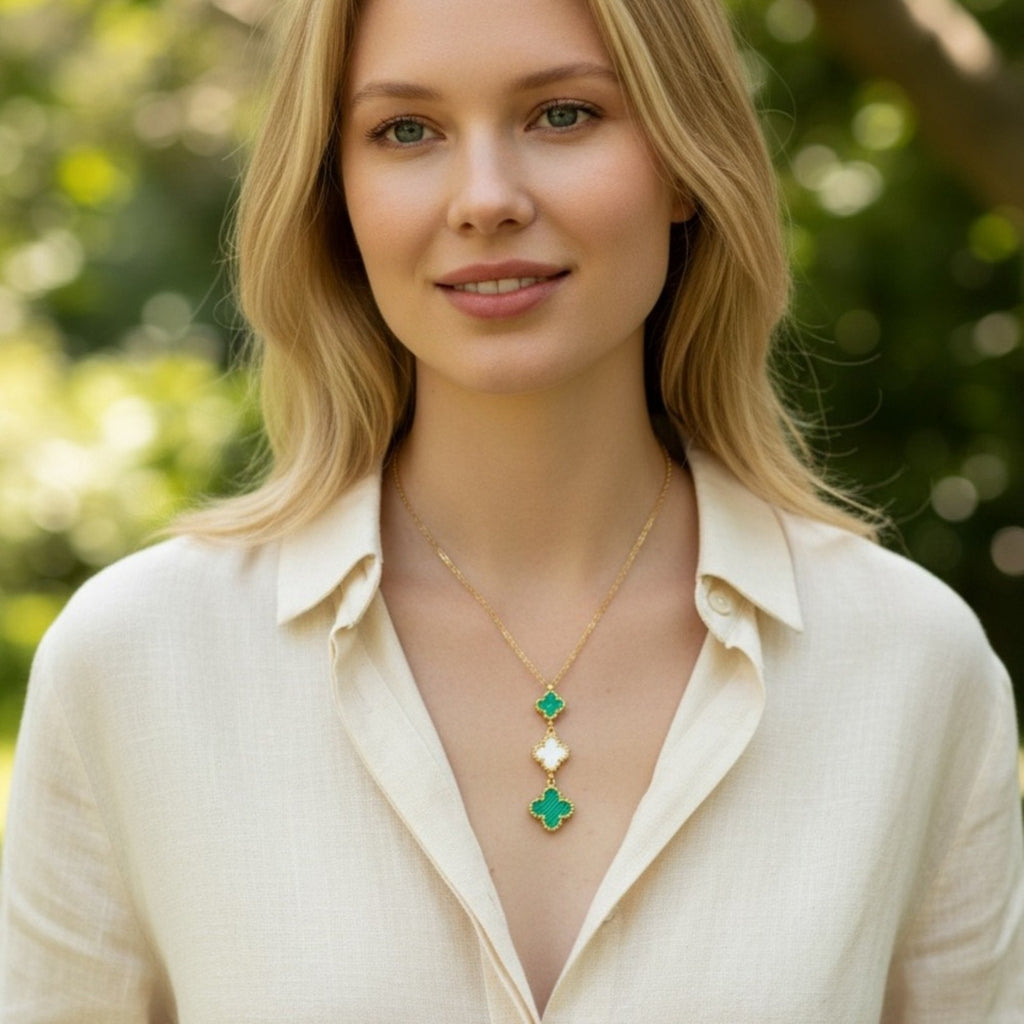 Stainless steel Enamel Necklace