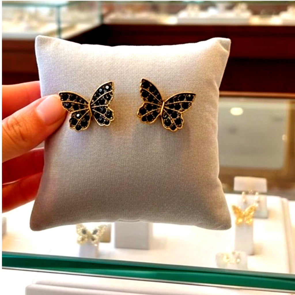 Gold Butterfly Studs