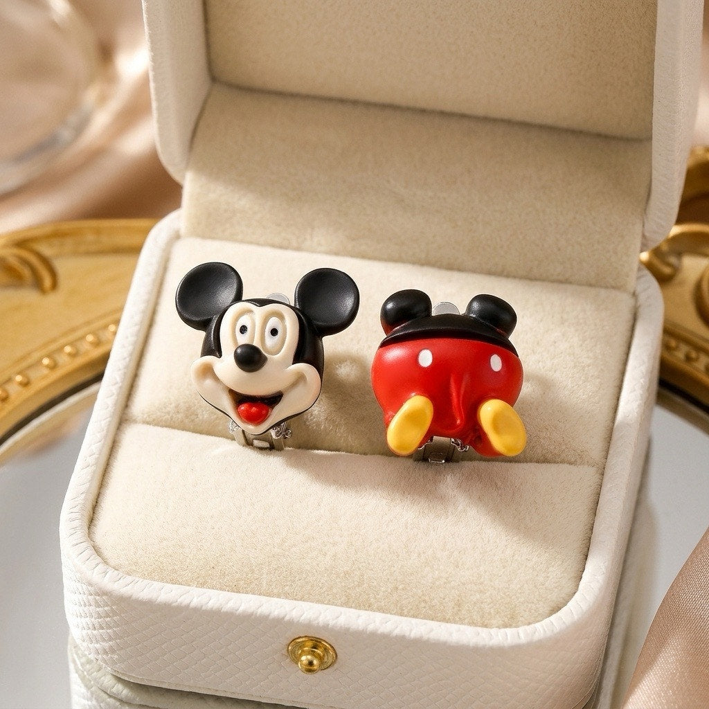 ✨ DISNEY Mickey Mouse Mismatched Clip-On Earrings ✨