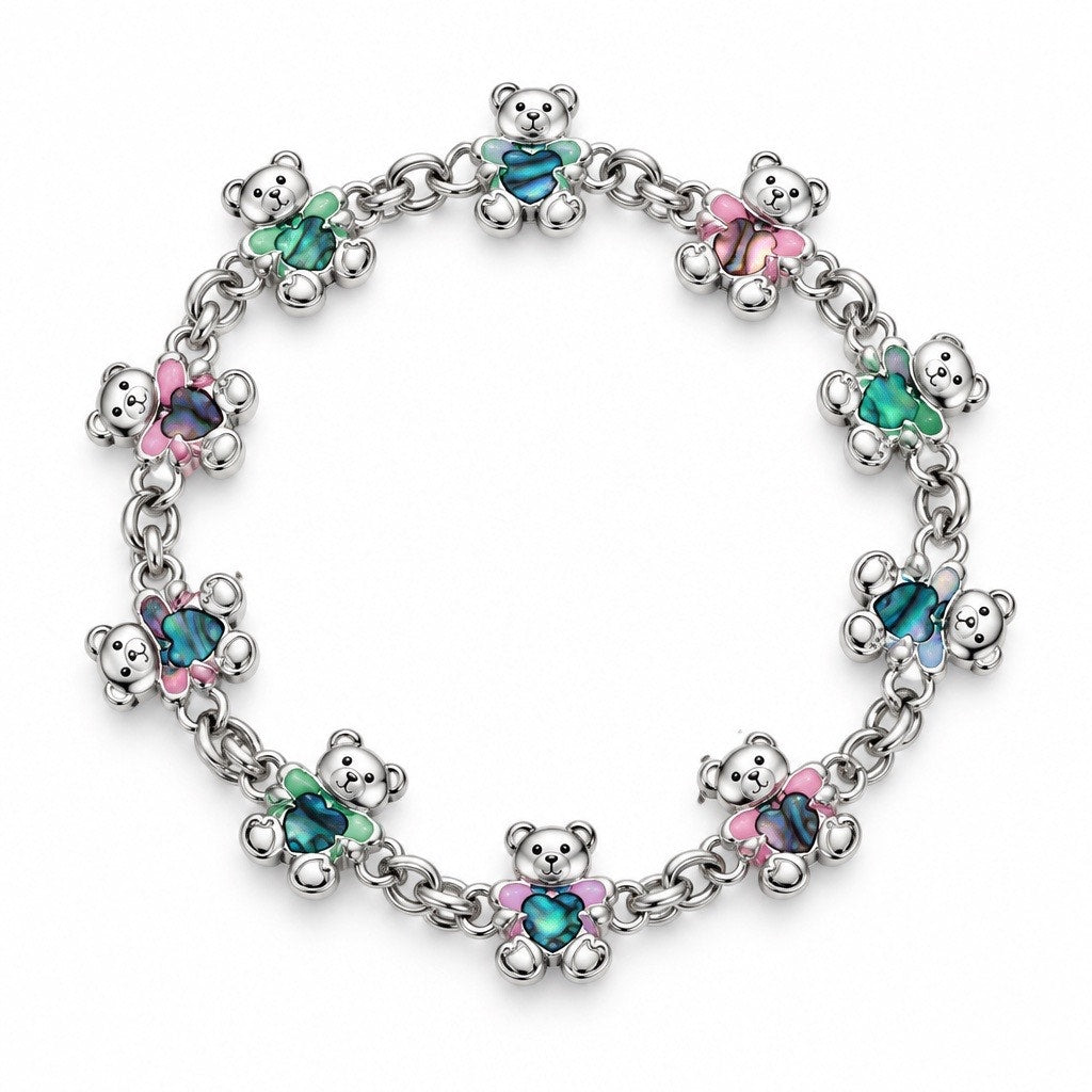 Vintage Abalone Link Bracelet