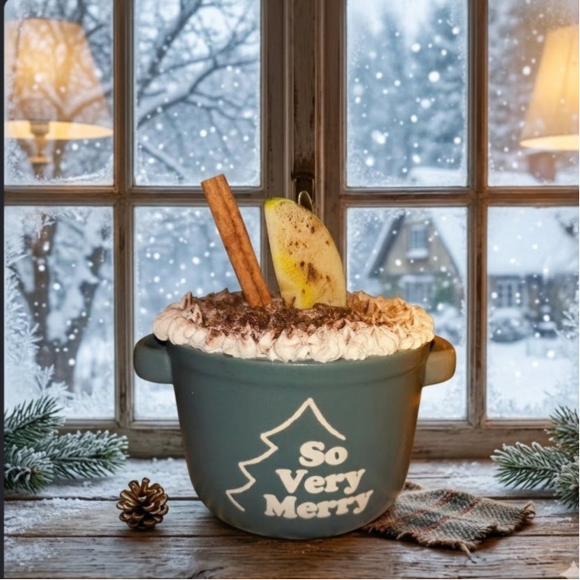 Handcrafted Rustic Coffee & Cocoa Mug – So Very Merry