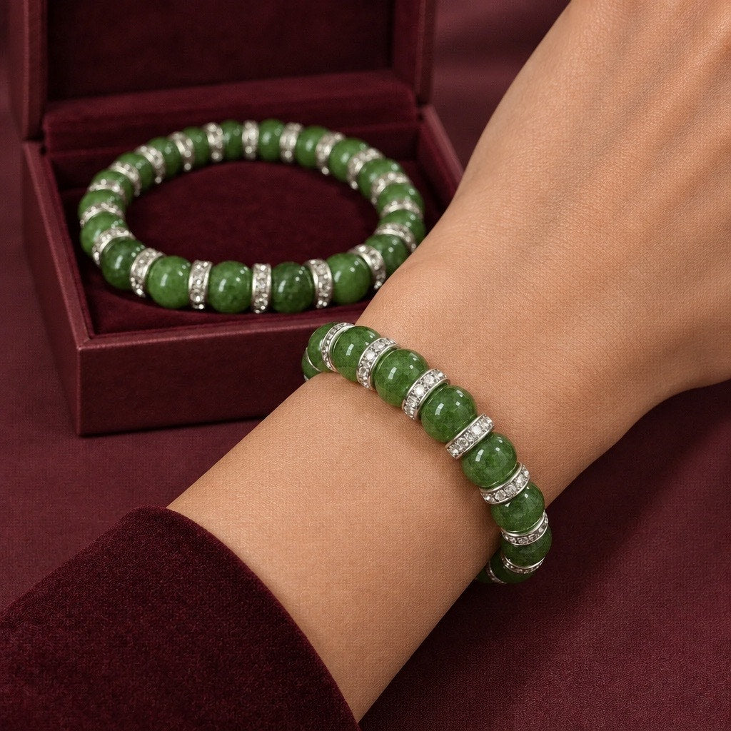 Natural Jade Gemstone Bracelet
