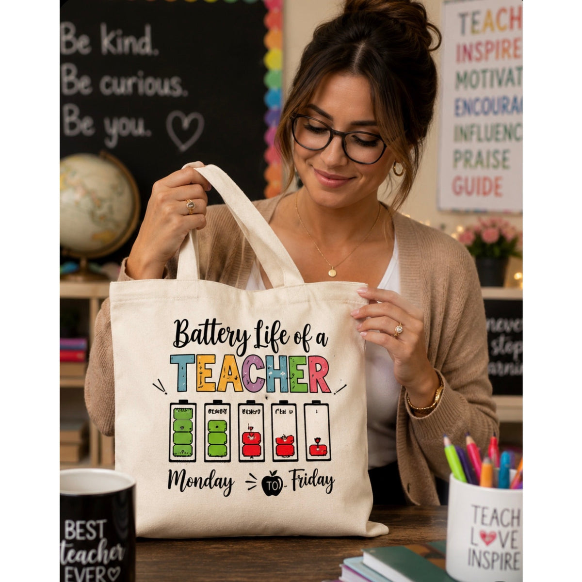 Battery Life of a Teacher Tote