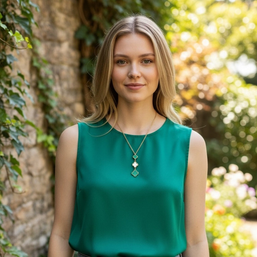 Stainless steel Enamel Necklace
