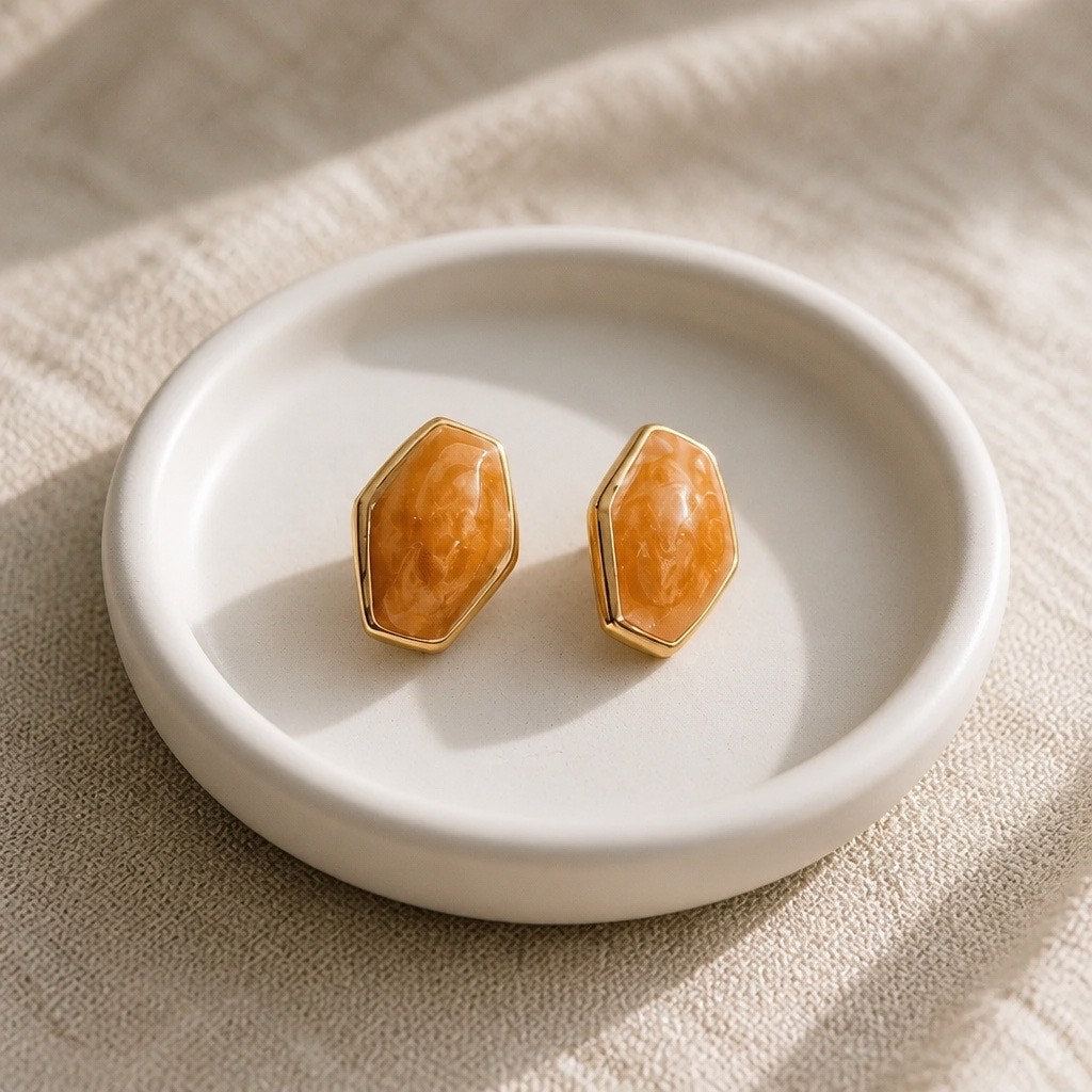 The Amber Lily Demi-Parure Curated Set  Signed Lily’s Rain Statement Trio